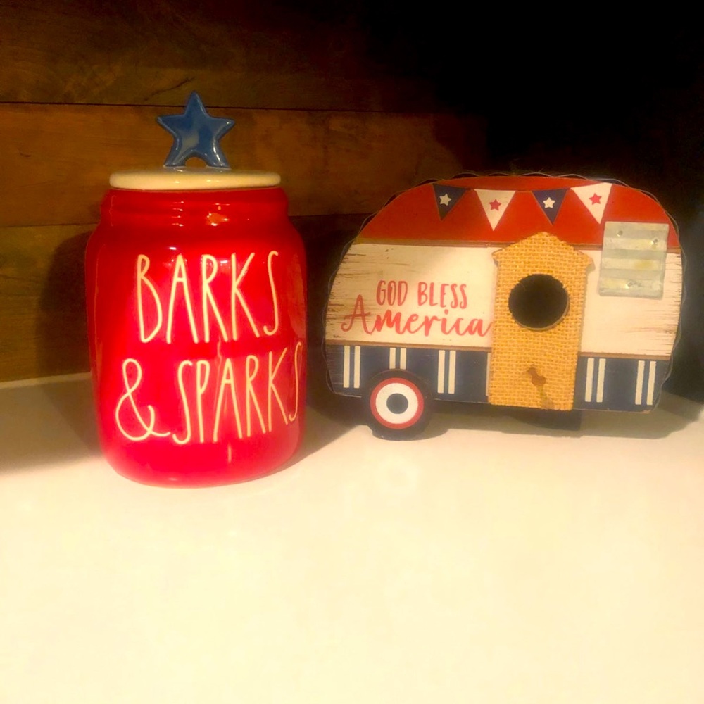RAE DUNN Barks & Sparks Canister